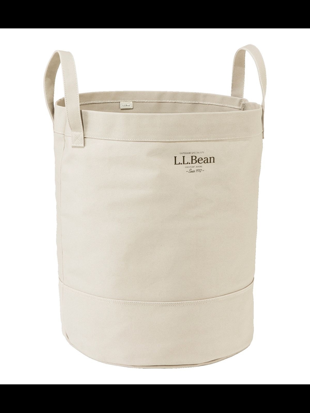 L.L.Bean Canvas Tote Bin - Natural Beige
